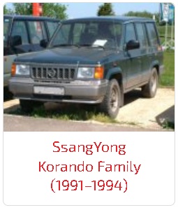 Пороги Korando Family (1991–1994)