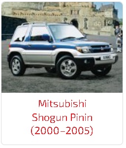 Пороги Shogun Pinin (2000–2005)