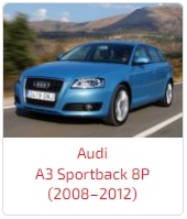Пороги A3 Sportback 8P (2008–2012)