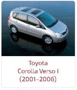 Пороги Corolla Verso I (2001–2006)