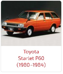 Пороги Starlet P60 (1980–1984)
